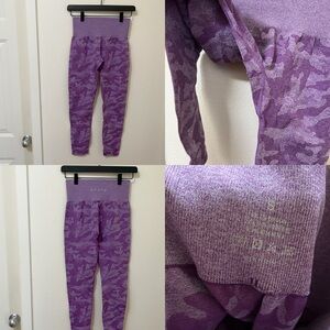 •NVGTN• Purple Camo Seamless Leggings High Rise
